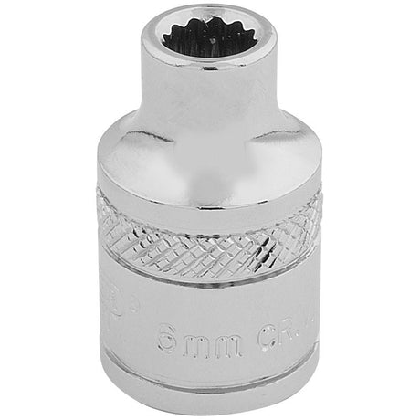 Draper D - MM/B HI - TORQ 12 Point Socket, 3/8" Sq. Dr., 6mm - (32766) - DR-32766 - Draper - Trade Counter Direct