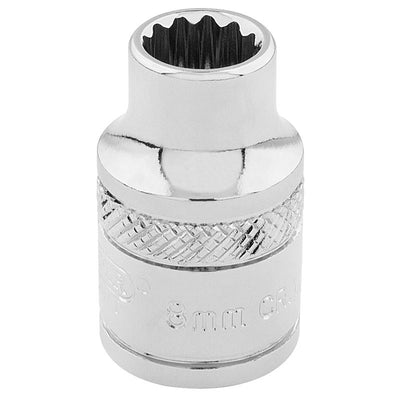 Draper D - MM/B HI - TORQ 12 Point Socket, 3/8" Sq. Dr., 8mm - (32768) - DR-32768 - Draper - Trade Counter Direct