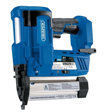 Draper D20NS D20 20V Nailer/Stapler (Sold Bare) - (55740) - DR-55740 - Draper - Trade Counter Direct