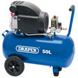 Draper DA50/207 Direct Drive Oiled Air Compressor, 50L, 1.5kW - (24981) - DR-24981 - Draper - Trade Counter Direct