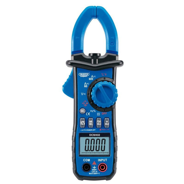 Draper DCM402 Auto - Ranging Digital Clamp Meter with Linear Bar Graph Function - (41967) - DR-41967 - Draper - Trade Counter Direct