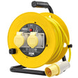 Draper DCR25/110B 110V Twin Extension Cable Reel, 25m - (02124) - DR-02124 - Draper - Trade Counter Direct