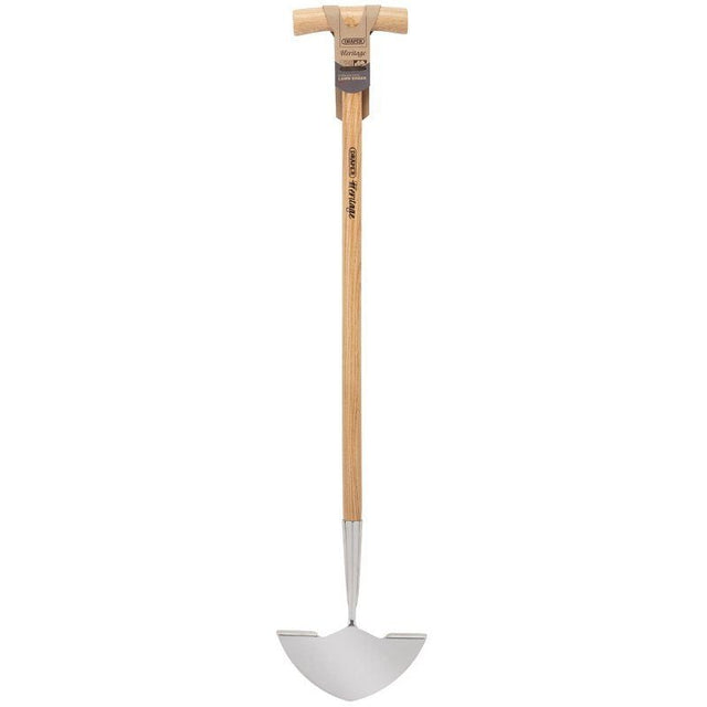 Draper DGLEG/L Draper Heritage Stainless Steel Lawn Edger with Ash Handle - (99021) - DR-99021 - Draper - Trade Counter Direct