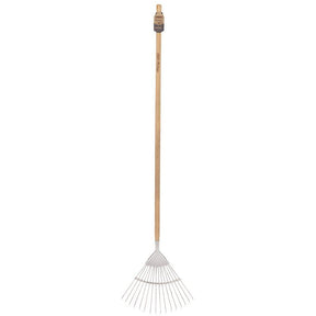 Draper DGLRG/L Draper Heritage Stainless Steel Lawn Rake with Ash Handle - DR-99020 - Draper - Trade Counter Direct