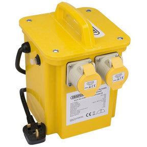 Draper DPT3300/2B 230V to 110V Portable Site Transformer, 3.3kVA - (31264) - DR-31264 - Draper - Trade Counter Direct