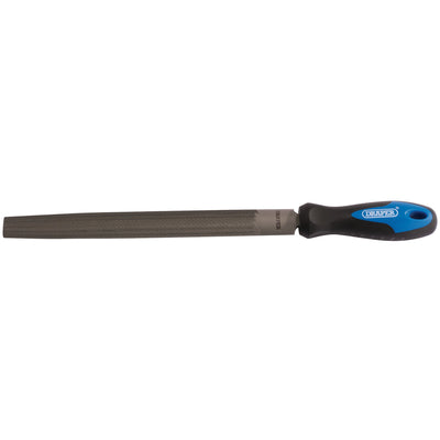 DR-00010 — Soft Grip Engineers Half Round File and Handle, 250mm