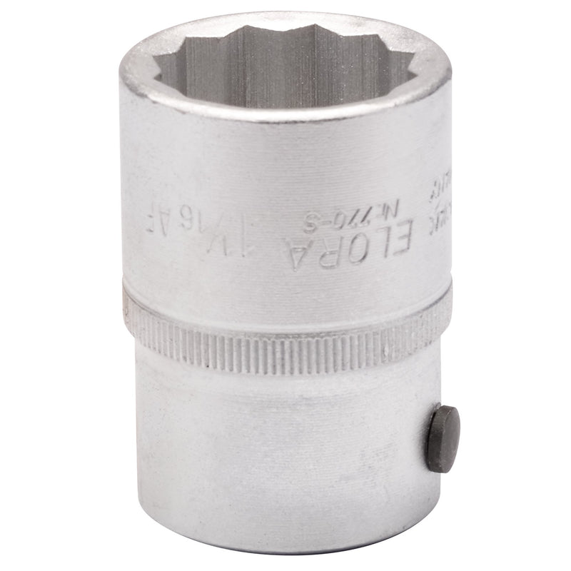 DR-00484 — Elora Bi-Hexagon Socket, 1.1/16" 3/4" Sq. Dr.