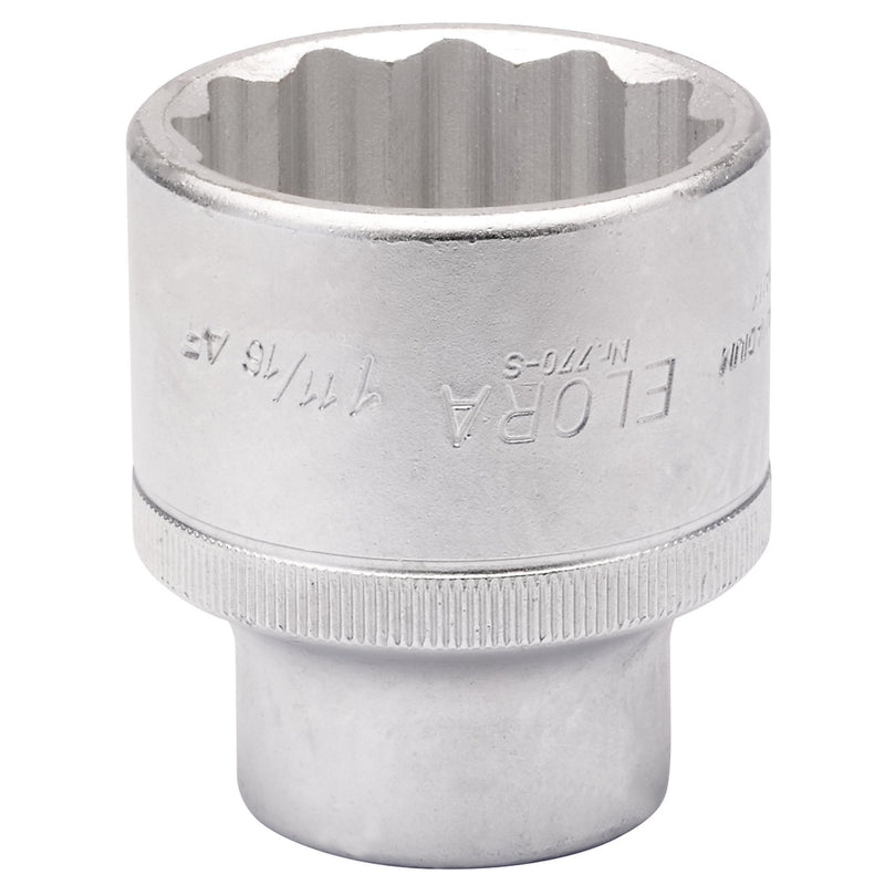 DR-00583 — Elora Bi-Hexagon Socket, 1.11/16" 3/4" Sq. Dr.