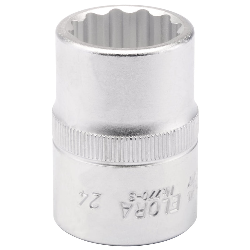 Elora Bi-Hexagon Socket, 3/4" Sq. Dr., 24mm