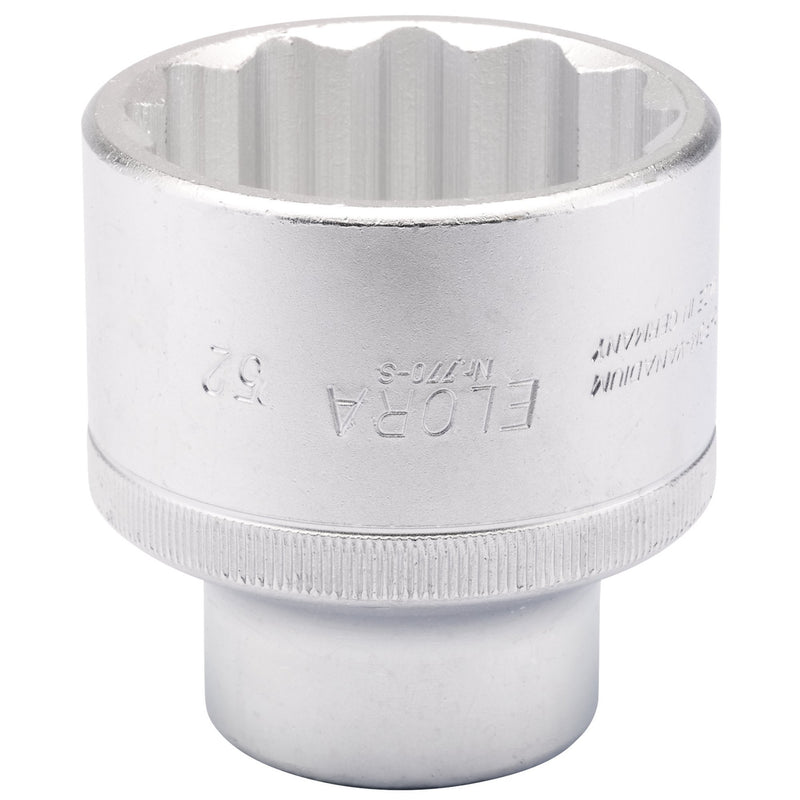 Elora Bi-Hexagon Socket, 3/4" Sq. Dr., 52mm