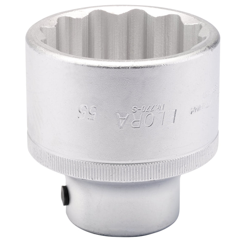 Elora Bi-Hexagon Socket, 3/4" Sq. Dr., 55mm