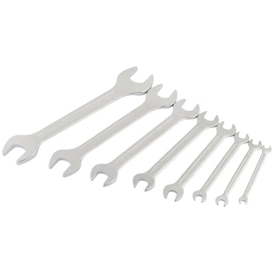 DR-01218 — Long Imperial Open End Spanner Set (8 Piece)