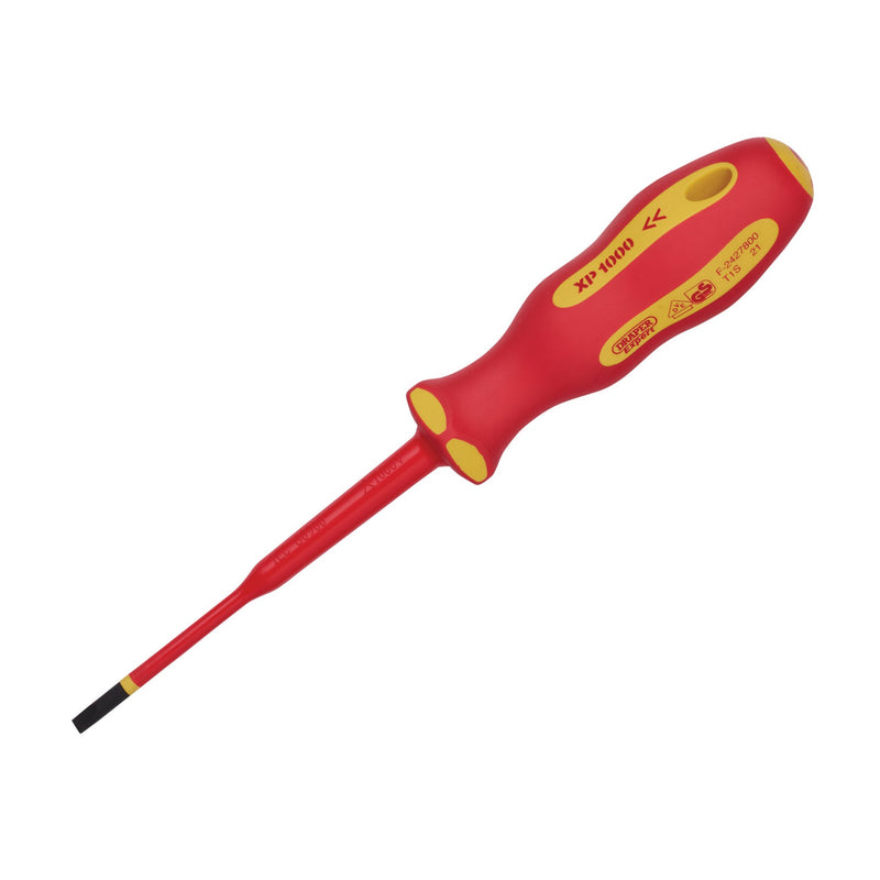 DR-02160 — XP1000® VDE Slimline Plain Slot Screwdriver, 4 x 100mm