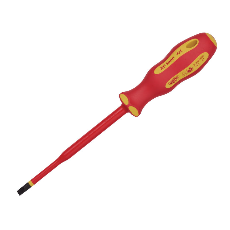 DR-02161 — XP1000® VDE Slimline Plain Slot Screwdriver, 5.5 x 125mm