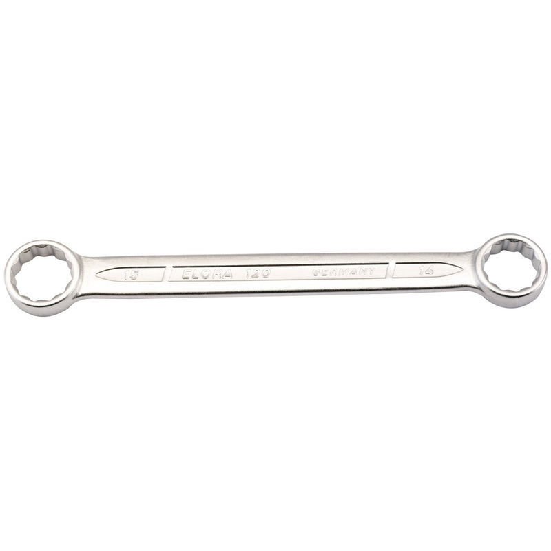 DR-02430 — Elora Flat Metric Ring Spanner, 14 x 15mm