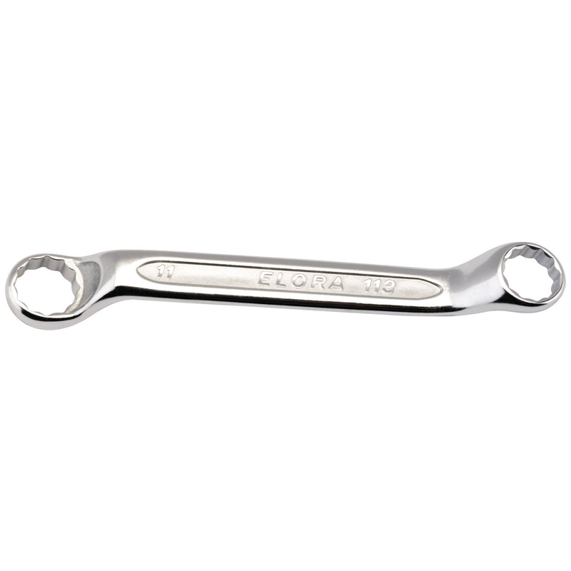 DR-02620 — Elora Midget Deep Crank Metric Ring Spanner, 10 x 11mm