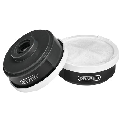 Spare A1P2 Filters (2) for Combined Vapour and Dust Respirator 03030