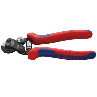 DR-04598 — KNIPEX 95 62 160 SB Wire Rope Cutter for High-Strength Wire Rope, 160mm