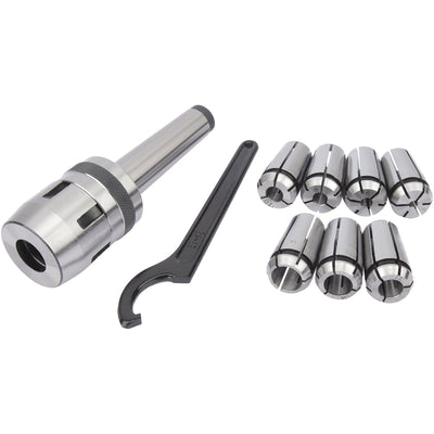 DR-04662 — Mill Chuck Set, MT3 - M12 Diameter, 4 - 16mm