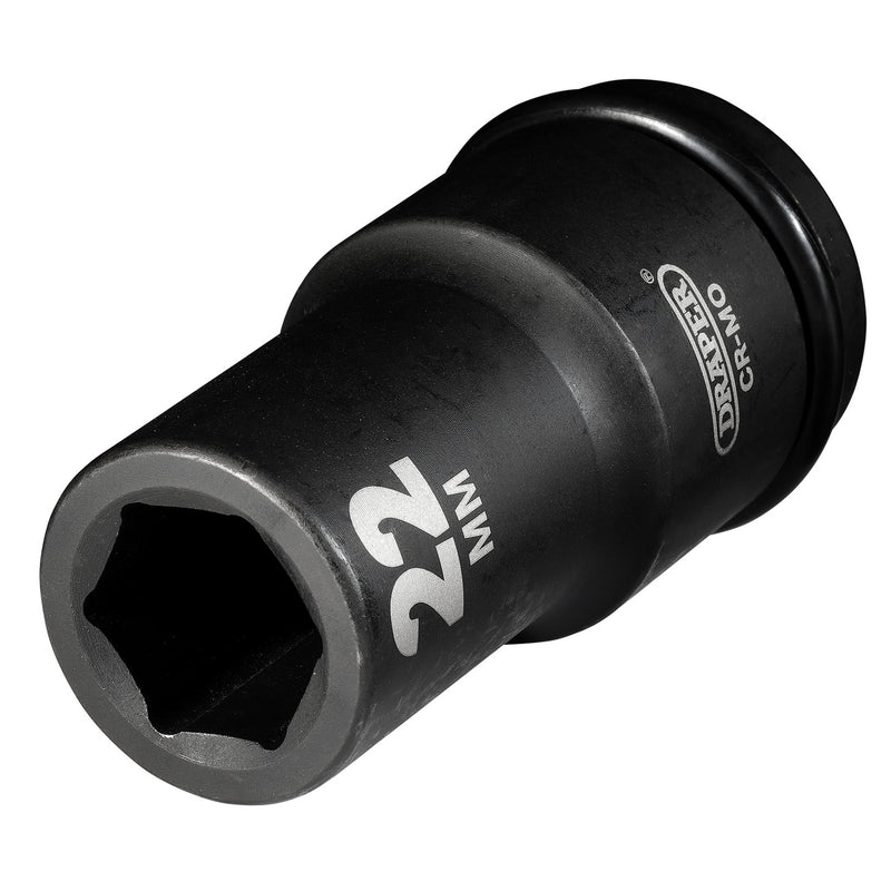 DR-05054 — Draper Hi-TORQ® Deep Impact Socket, 3/4" Sq. Dr., 22mm