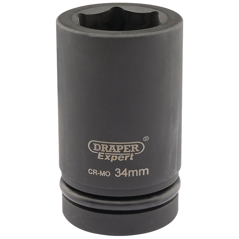 DR-05148 — Draper HI-TORQ® 6 Point Deep Impact Socket, 1" Sq. Dr., 34mm