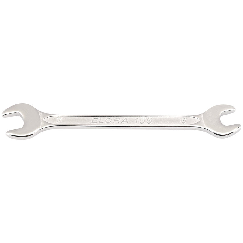 DR-05385 — Elora Midget Metric Double Open End Spanner, 6 x 7mm