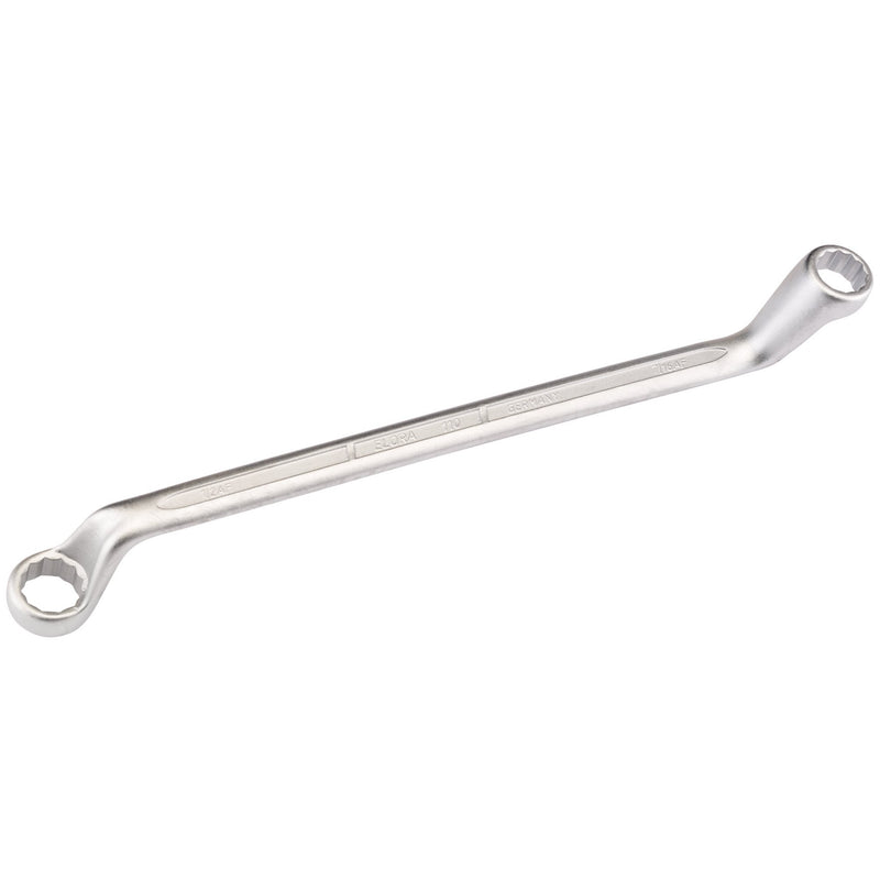 DR-05690 — Elora Deep Crank Imperial Ring Spanner, 7/16 x 1/2"