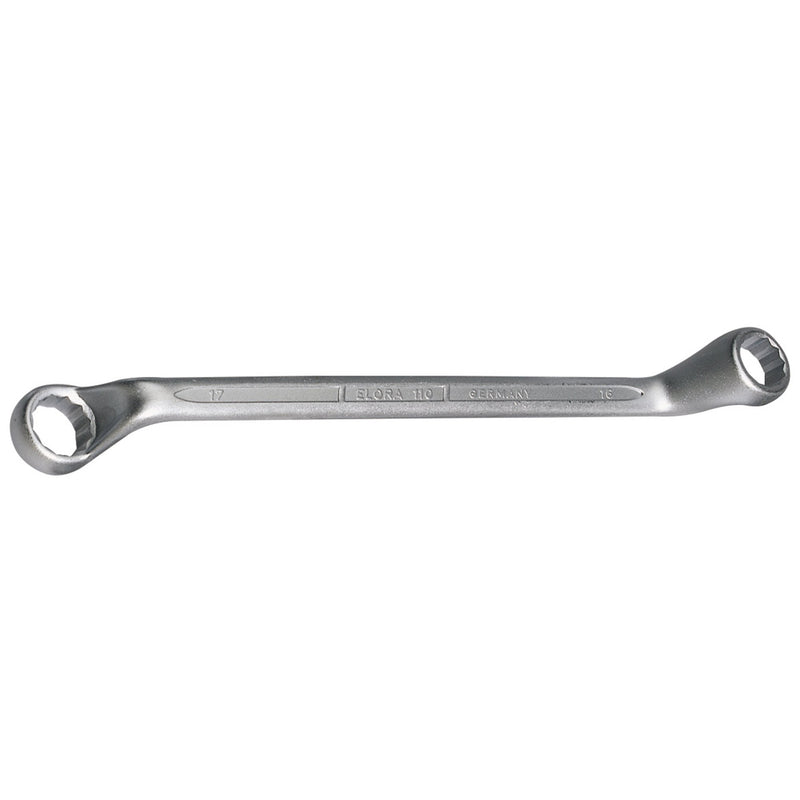 DR-06200 — Elora Deep Crank Metric Ring Spanner, 16 x 17mm