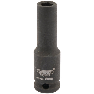 DR-06881 — Draper HI-TORQ® 6 Point Deep Impact Socket, 3/8" Sq. Dr., 8mm