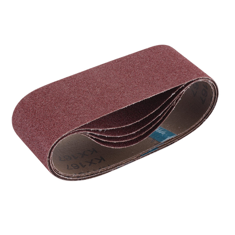 DR-09234 — Cloth Sanding Belt, 75 x 457mm, 80 Grit (Pack of 5)