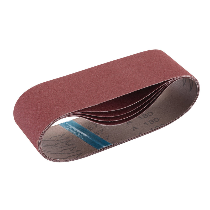 DR-09243 — Cloth Sanding Belt, 75 x 533mm, 180 Grit (Pack of 5)