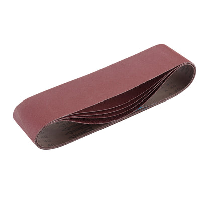 DR-09273 — Cloth Sanding Belt, 100 x 915mm, Assorted Grit (Pack of 5)