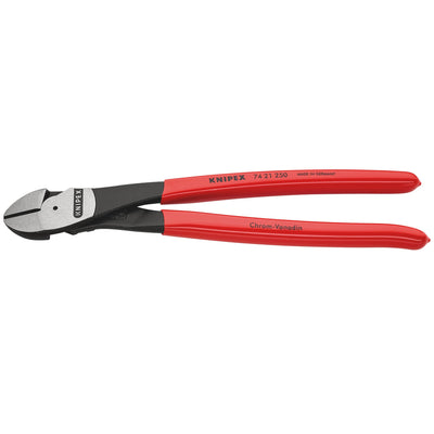 DR-09453 — KNIPEX 74 21 250 High Leverage Diagonal Side Cutter, 250mm