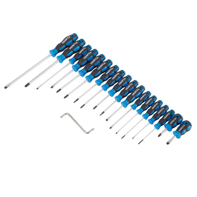 DR-09548 — Soft Grip Screwdriver Set (19 Piece)