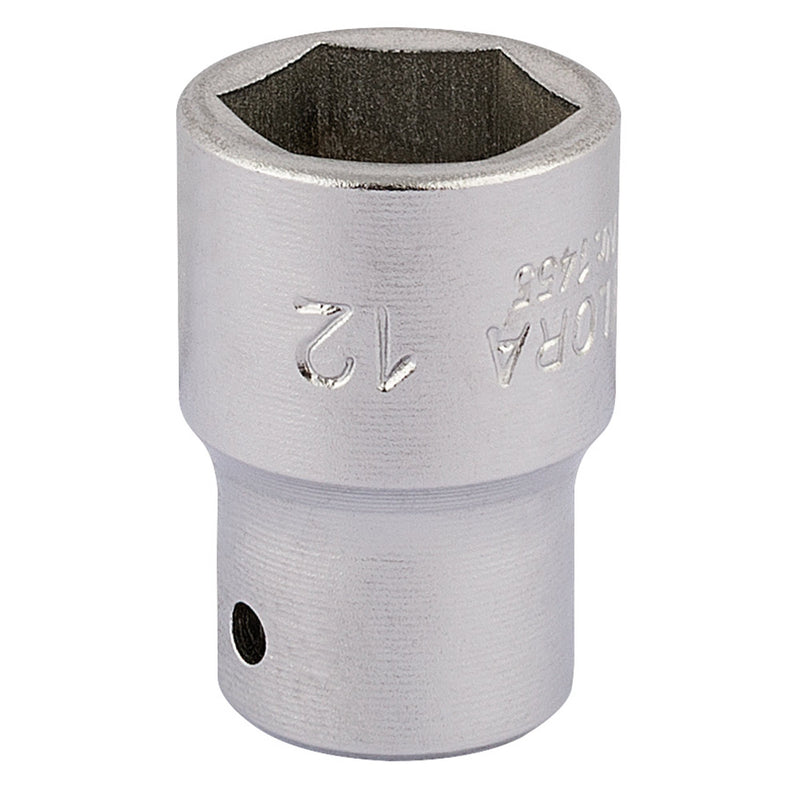 DR-11101 — Elora Hexagon Socket, 1/4" Sq. Dr., 12mm
