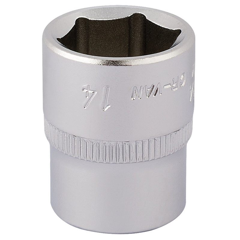 DR-11103 — Elora Hexagon Socket, 1/4" Sq. Dr., 14mm