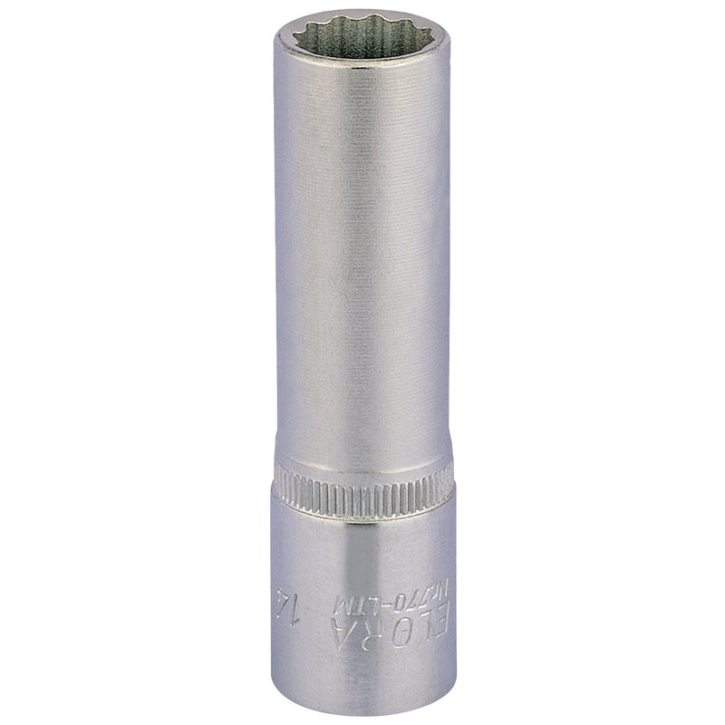DR-11934 — Elora Deep Bi-Hexagon Socket, 1/2" Sq. Dr., 14mm