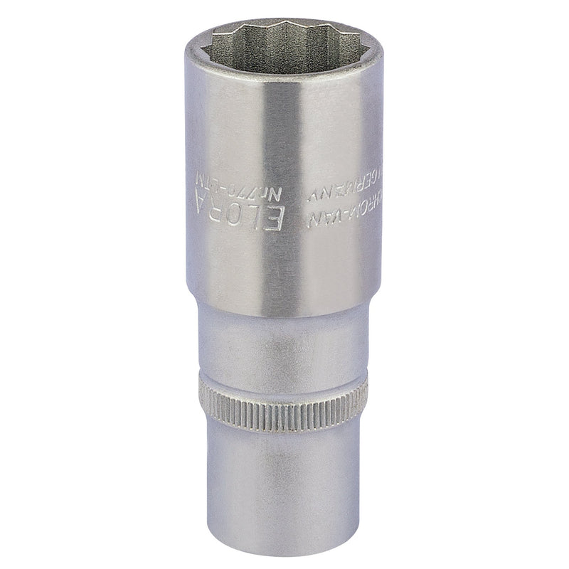 DR-11936 — Elora Deep Bi-Hexagon Socket, 1/2" Sq. Dr., 22mm