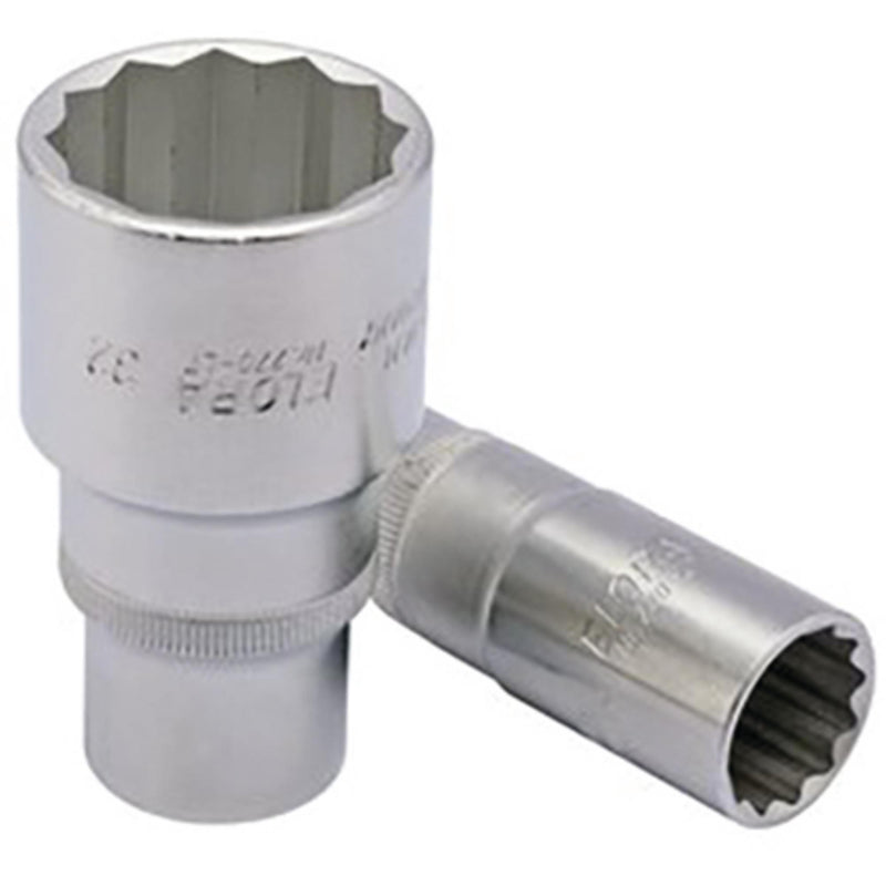 DR-11938 — Elora Deep Bi-Hexagon Socket, 1/2" Sq. Dr., 27mm