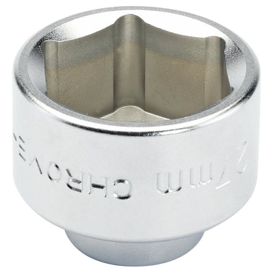DR-13425 — Draper Expert Oil Filter Cap Socket, 3/8" Sq. Dr., 27mm