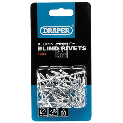 DR-13555 — Blind Rivets, 3.2 x 10.8mm (50 Piece)