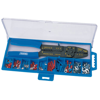 5 Way Crimping Tool & Terminal Kit, 240mm