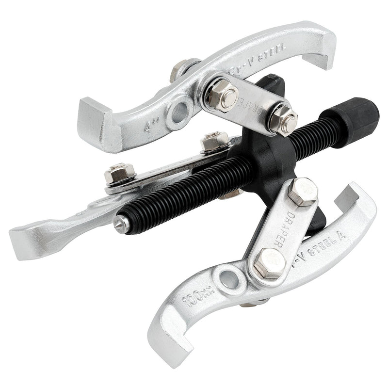 DR-13909 — Triple Leg Reversible Puller, 102mm Reach x 110mm Spread