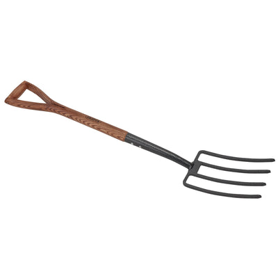 DR-14301 — Carbon Steel Garden Fork with Ash Handle
