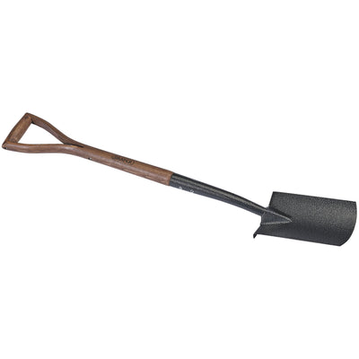 DR-14305 — Carbon Steel Border Spade with Ash Handle