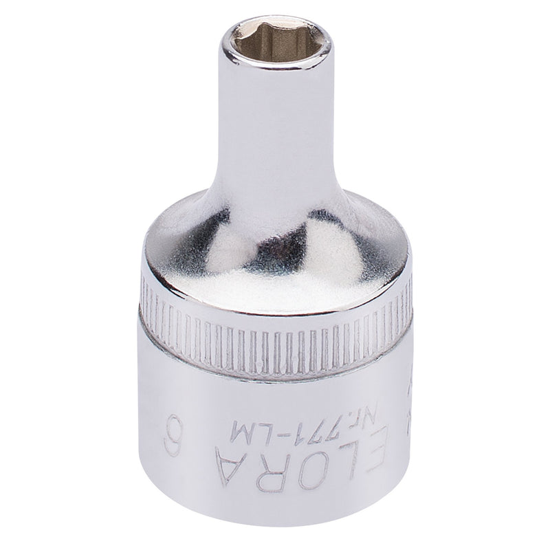 DR-15295 — Elora Hexagon Socket, 1/2" Sq. Dr., 6mm