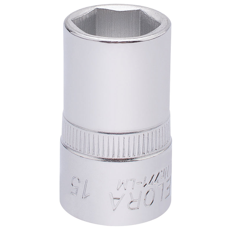 DR-15304 — Elora Hexagon Socket, 1/2" Sq. Dr., 15mm