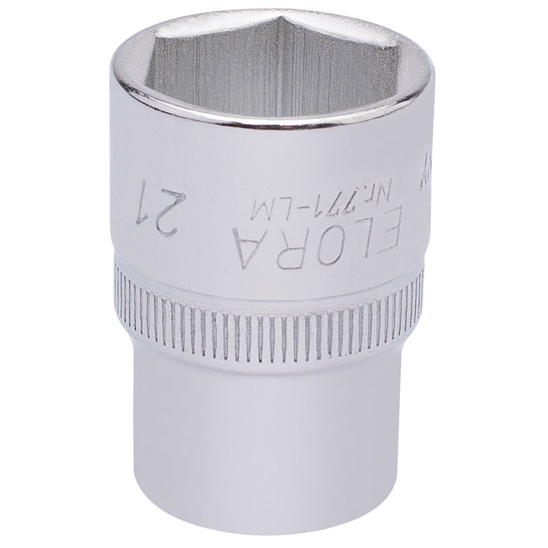 DR-15310 — Elora Hexagon Socket, 1/2" Sq. Dr., 21mm