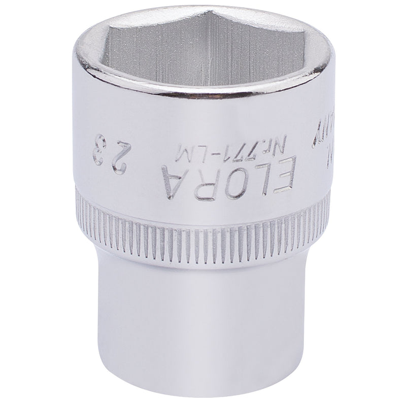 DR-15312 — Elora Hexagon Socket, 1/2" Sq. Dr., 23mm