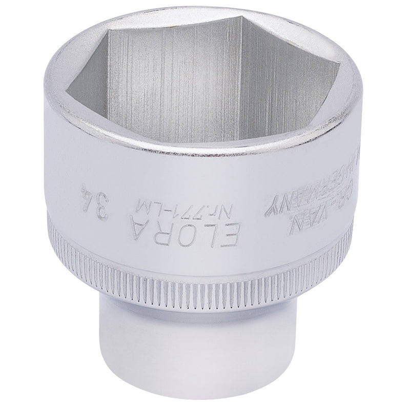 DR-15323 — Elora Hexagon Socket, 1/2" Sq. Dr., 34mm